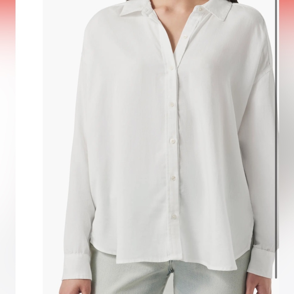 Splendid white long sleeve button up